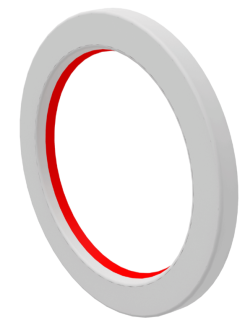 Прокладка состоящая из двух частей AlcaPlast 1" A7992